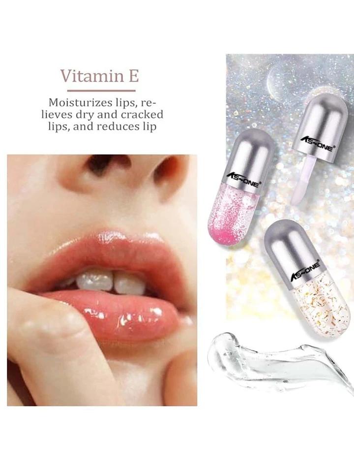 KS-ONE Careful Lips Set | 3 Pcs/Box Cute Little Bear Lip Oil Set - Moisturizing Lip Glaze Kit - Zari Villas