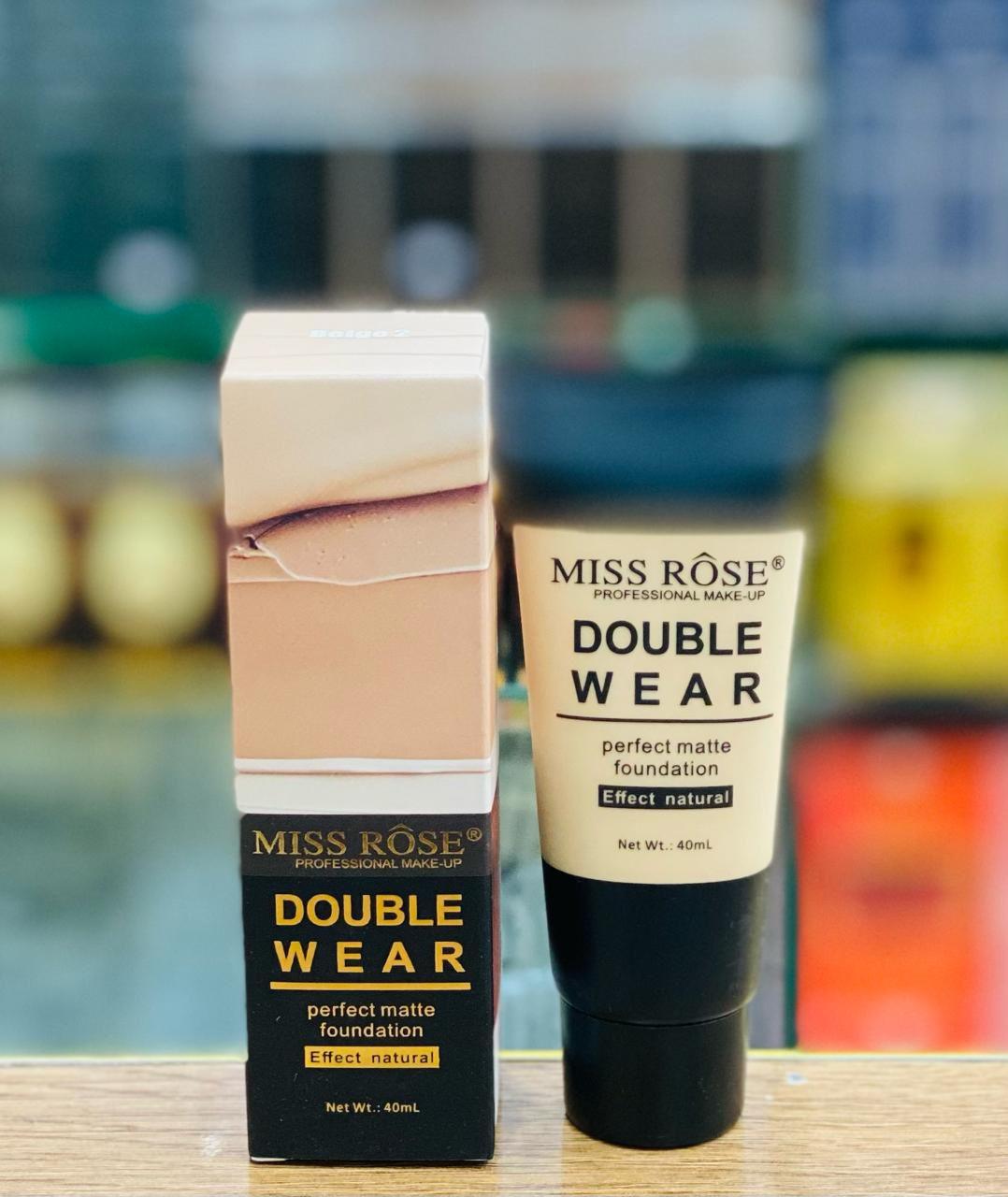 Matte Double Wear Foundation 40ml | Miss Rose Double Wear Foundation - Zari Villas