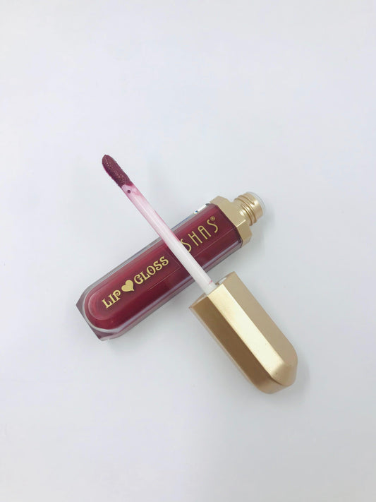 USHAS Lip Gloss | Maroon Lip Gloss - Zari Villas
