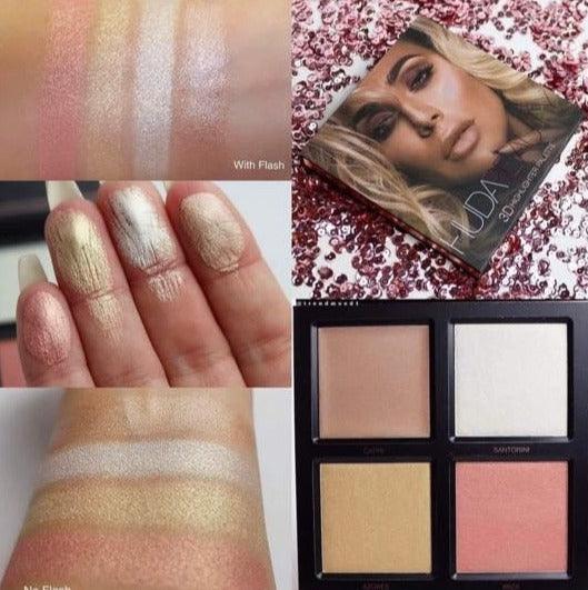 Huda Beauty 3D Highlighter Palette - Zari Villas