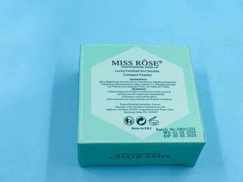 Miss Rose Double Compact Powder Zari Villas - Miss Rose