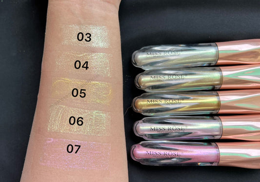 Miss Rose Liquid Highlighters | Glitter & Glow Shimmer - Zari Villas
