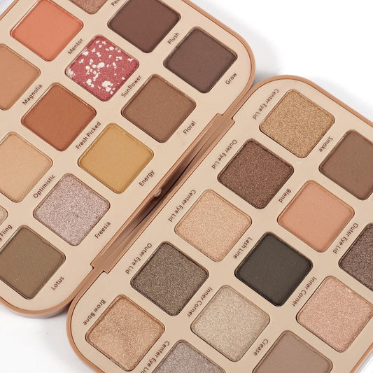 Miss Rose 15 Color Glam palette | MissRose Glam Collection - 15-Color Nude Eye Palette - Zari Villas