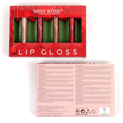 Miss Rose Shine & matte Lipgloss - Zari Villas