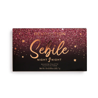 Revolution X Sebile Night 2 Night Eyeshadow Palette | Makeup Revolution - Zari Villas