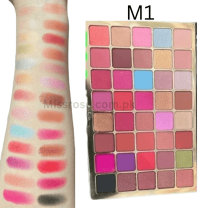 Miss rose 40-color Matte | Shimmer palette - Zari Villas