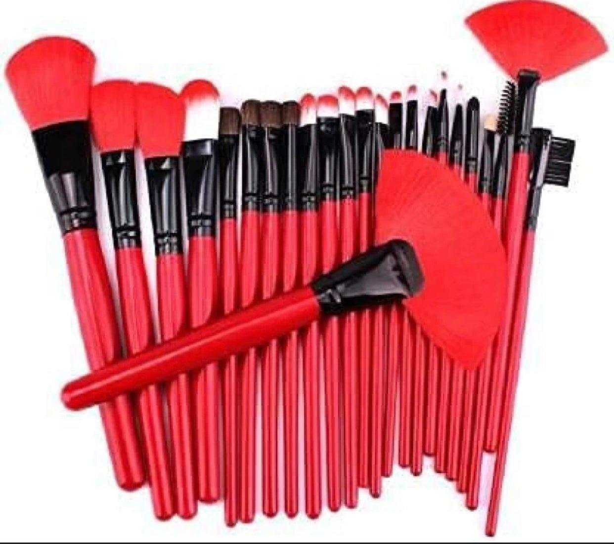 24 Piece Premium Makeup Brush Set - Vegan & Cruelty-Free Brushes for Face, Eyes & Lips - Zari Villas