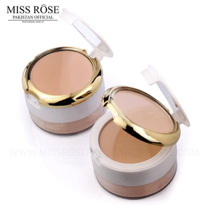 3D Compact and Loose Powder | Miss Rose Pearl Whitening Compact & Loose Powder - Zari Villas