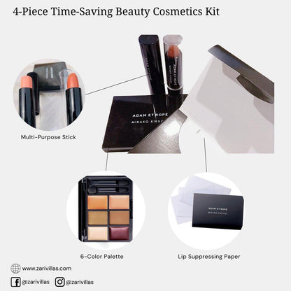 4-Piece Time-Saving Beauty Cosmetics Kit - Zari Villas