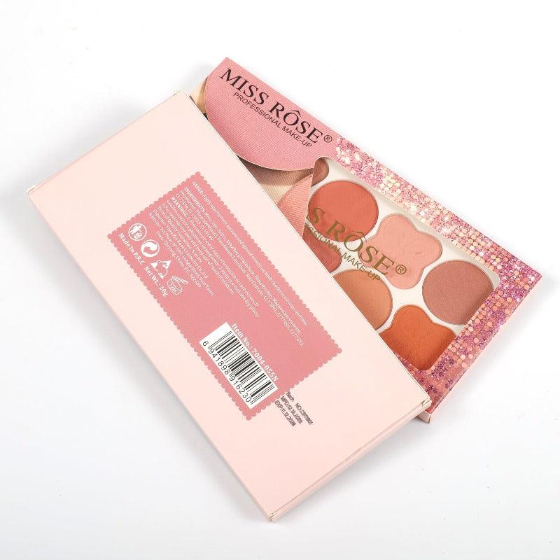 Miss Rose 10-Colors Clover Blusher Palette - Zari Villas