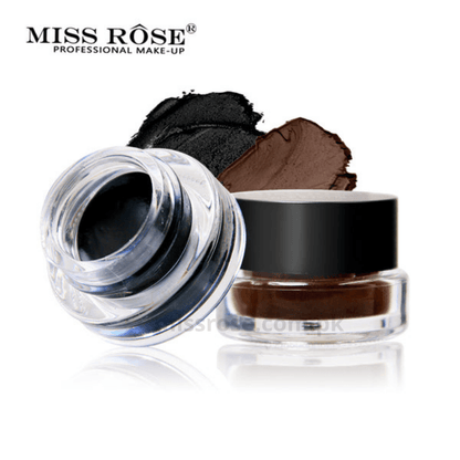 Miss Rose 2-in-1 Gel Eyeliner | MISS ROSE Gel Eyeliner - 2 color set Black and Brown - Zari Villas