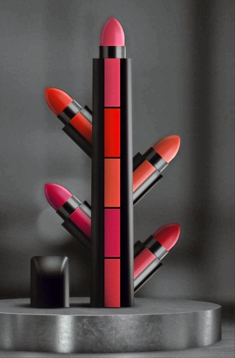 KS-One 5 in 1 Lipstick | 5 Steps Lipstick In 1 | 5 Lipsticks in One - Zari Villas