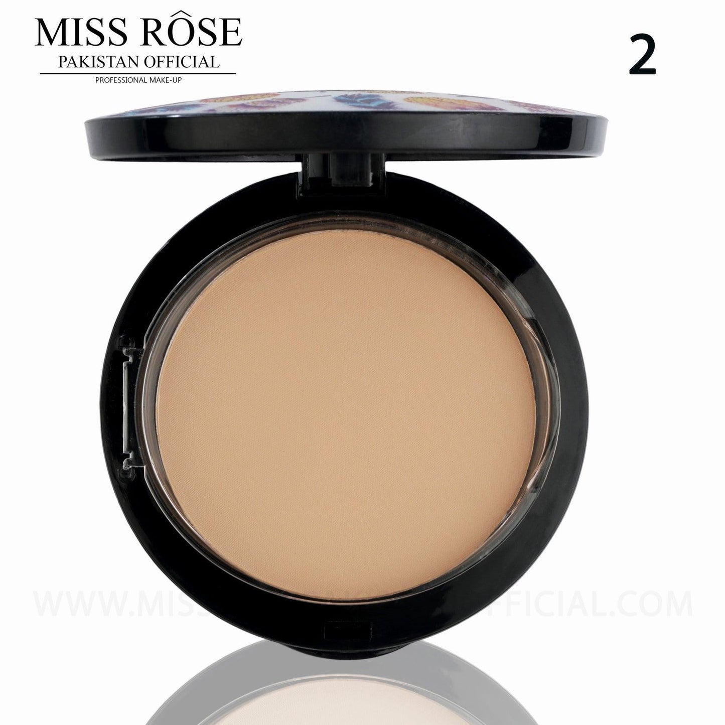 Miss Rose Professional Makeup Compact Powder - Zari Villas