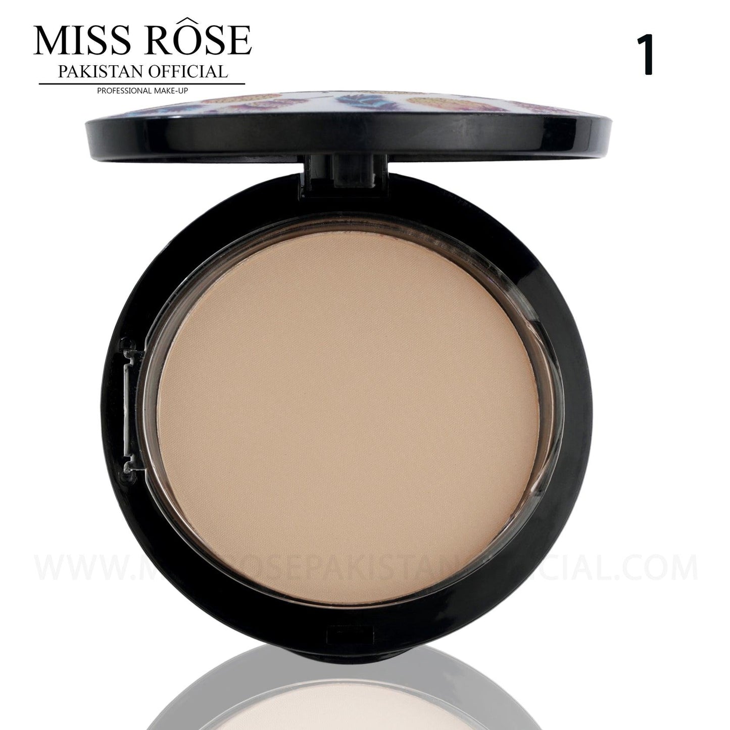 Miss Rose Professional Makeup Compact Powder - Zari Villas