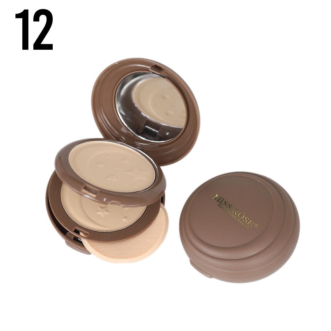 Miss Rose Brown Triangle Compact Powder - Zari Villas