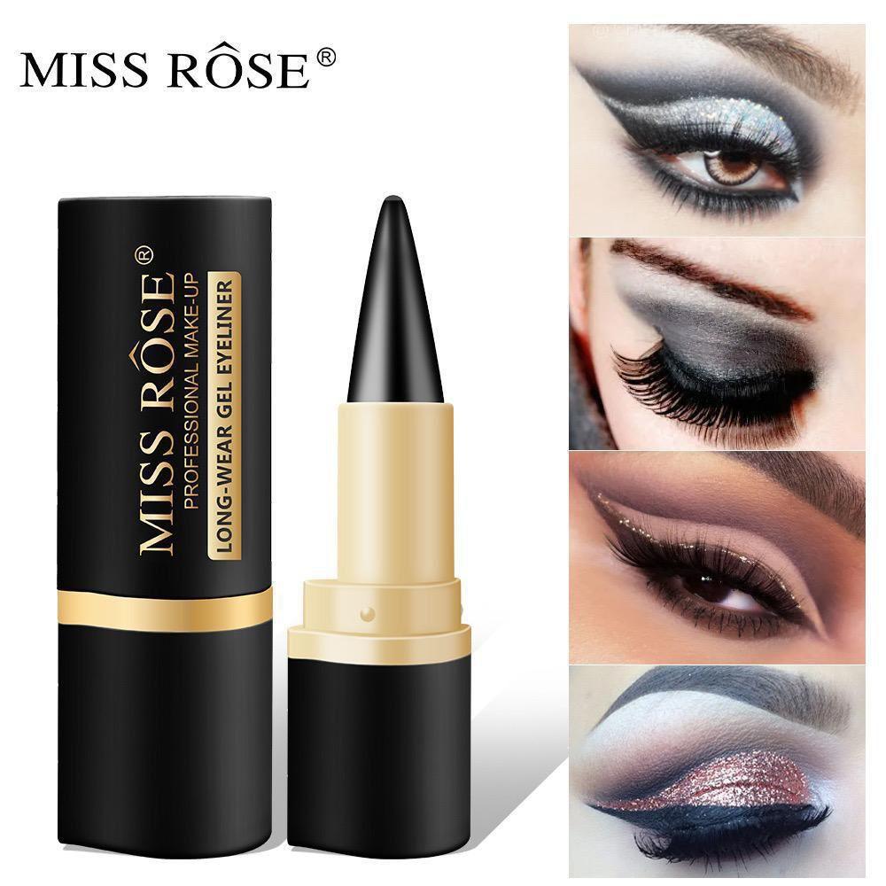 Miss Rose Black Kajal | Miss Rose Matte Black Gel Eyeliner - Zari Villas