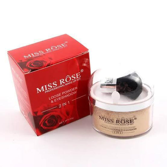 Miss Rose 2 in 1 Loose Powder &amp; Eyeshadow - Zari Villas