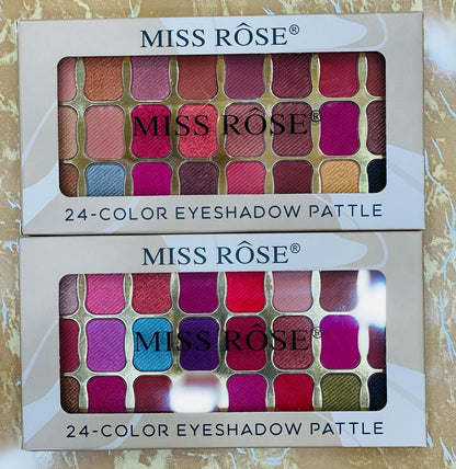 Miss Rose 24 Color Eye Palette - Zari Villas