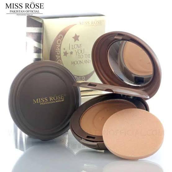 Miss Rose Brown Triangle Compact Powder - Zari Villas