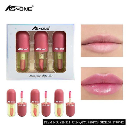 GEGEMOON Lip Shiner | GEGEMOON Amazing Lip Gloss Set Zari Villas 