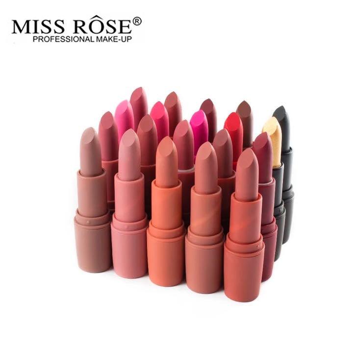 Miss Rose Matte Lipstick: Long-Lasting Color in a Rainbow of Shades - Zari Villas