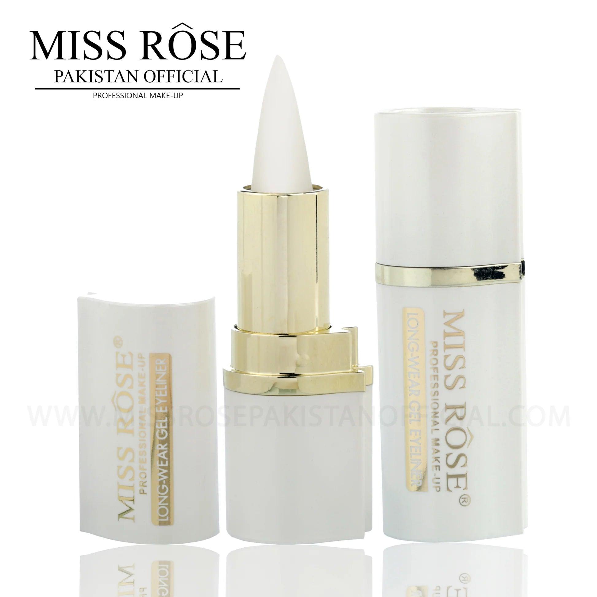 Miss Rose White Kajal | Miss Rose Gel Eyeliner Kajal Stick - Zari Villas