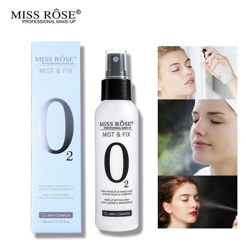 Miss Rose O2 Mist & Fix Makeup Setting Spray - Zari Villas