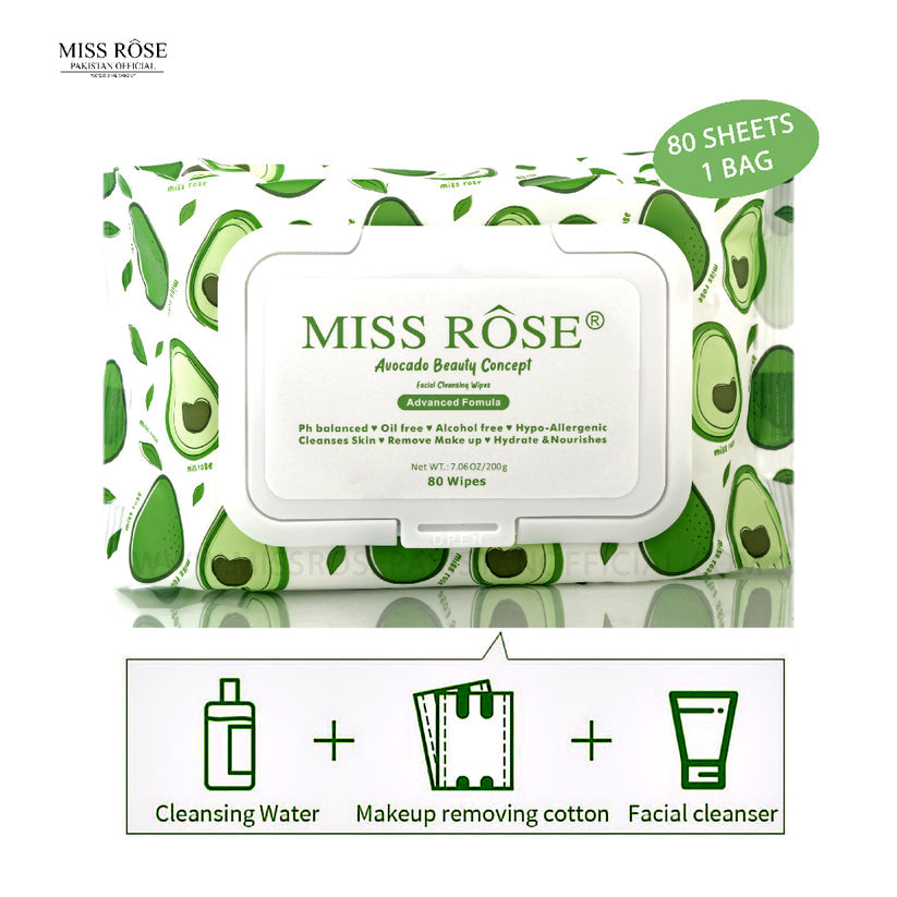 Miss Rose Makeup Remover Wipes