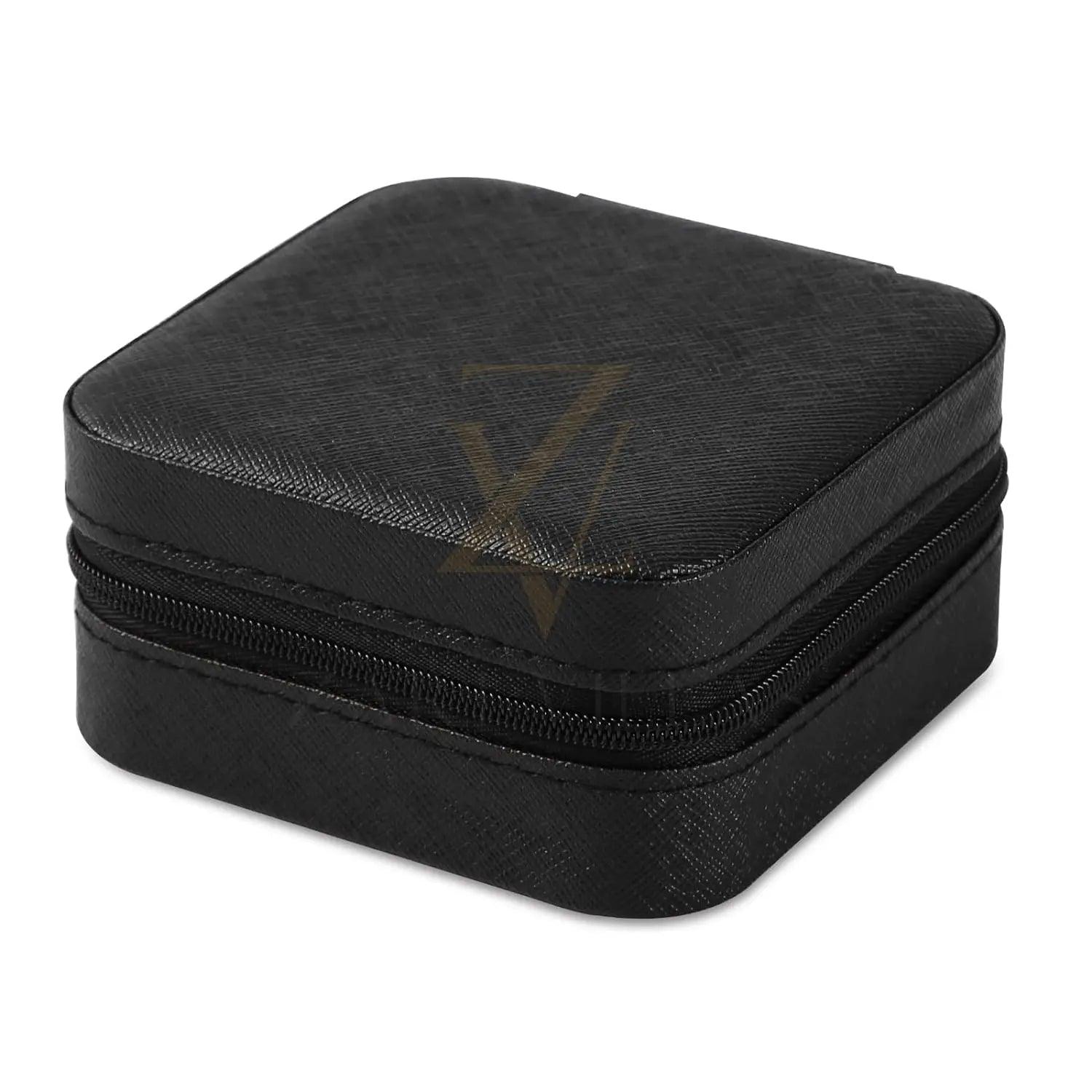 Portable Travel Mini Jewelry Box | Leather Jewellery Organizer - Zari Villas