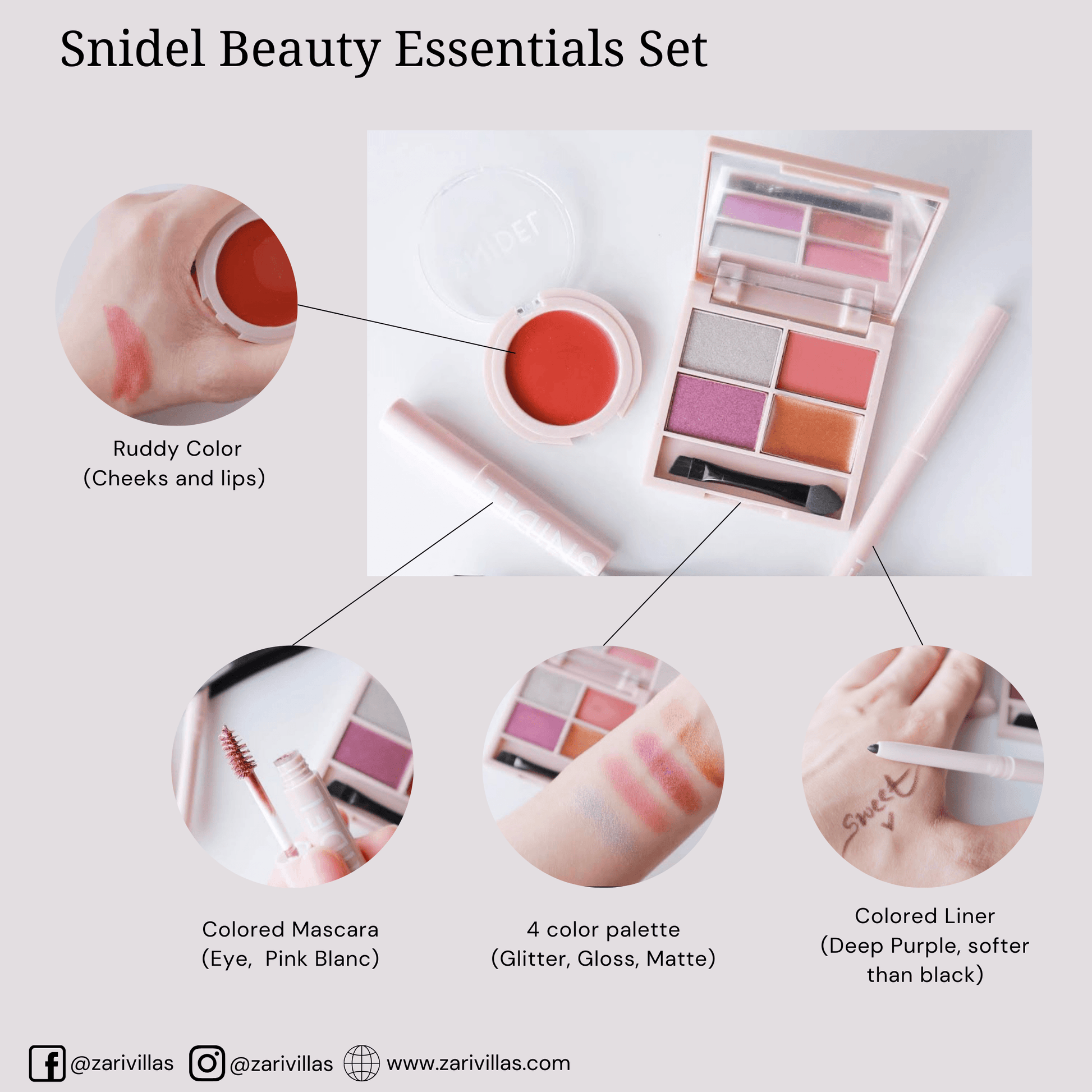 Snidel Beauty Essentials Set - Zari Villas