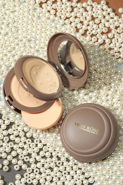 Miss Rose Brown Triangle Compact Powder - Zari Villas