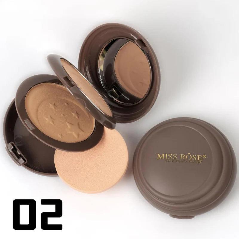 Miss Rose Brown Triangle Compact Powder - Zari Villas