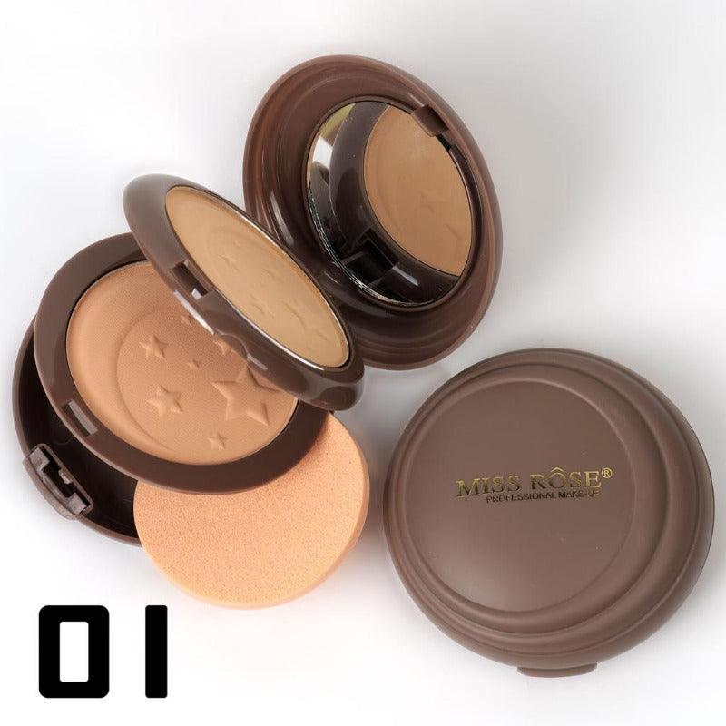 Miss Rose Brown Triangle Compact Powder - Zari Villas