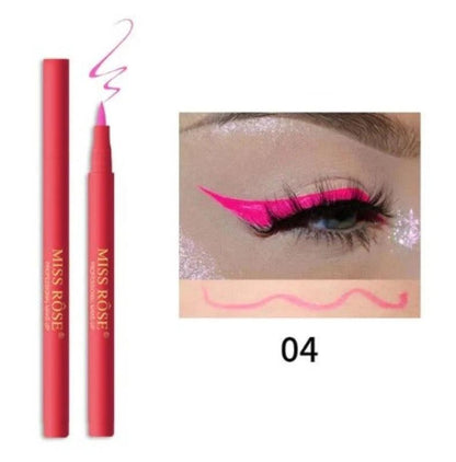 Missrose UV Luminous Matte Eyeliner | Miss Rose 6-Color Long-Lasting Waterline Eyeliner Set - Zari Villas