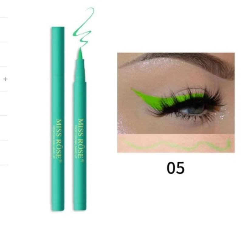 Missrose UV Luminous Matte Eyeliner | Miss Rose 6-Color Long-Lasting Waterline Eyeliner Set - Zari Villas