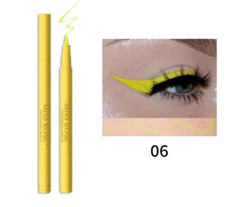 Missrose UV Luminous Matte Eyeliner | Miss Rose 6-Color Long-Lasting Waterline Eyeliner Set - Zari Villas