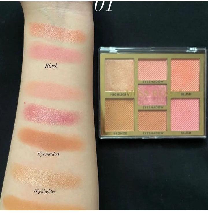 Miss Rose 7-Color Face Palette - Zari Villas