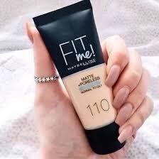 Fit Me Matte + Poreless Foundation in shade | Maybelline Fit Me - Zari Villas