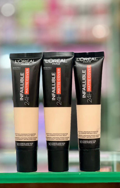 L'Oreal Paris Infallible 24H Matte Cover Foundation. - Zari Villas