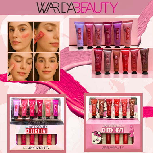 Warda Beauty Cheek Heat – Sheer Gel-Cream Blush (6 in 1)