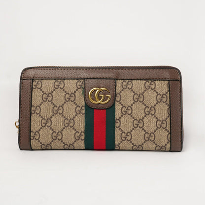 Classic Monogram Wallet with Iconic Stripe and Logo - Zari Villas