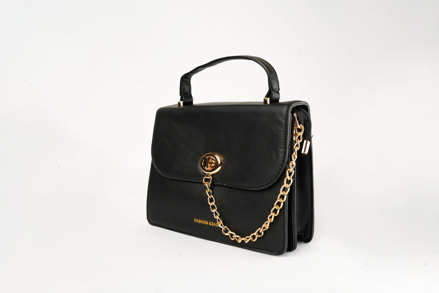 Zari Villas Sophisticated Black Chain crossbody Bag - Zari Villas