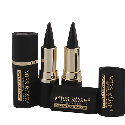 Miss Rose Black Kajal | Miss Rose Matte Black Gel Eyeliner - Zari Villas