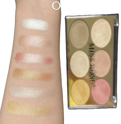 Miss Rose Gilded Ellipse Highlighter Kit - Zari Villas