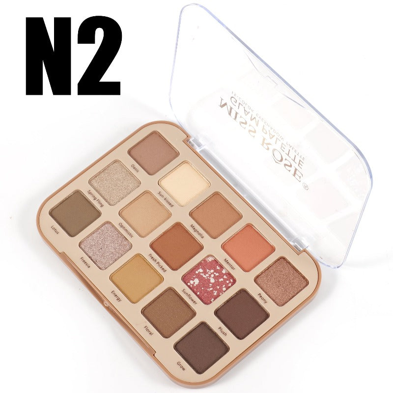 Miss Rose 15 Color Glam palette | MissRose Glam Collection - 15-Color Nude Eye Palette