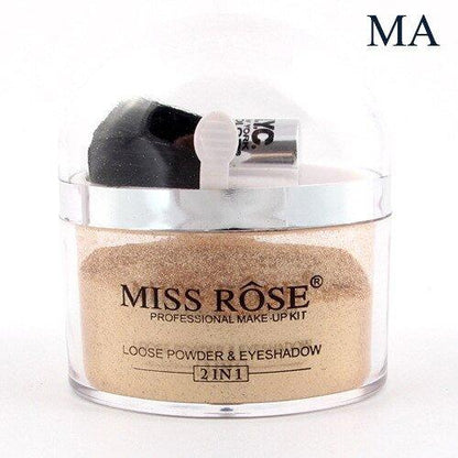 Miss Rose 2 in 1 Loose Powder &amp; Eyeshadow - Zari Villas