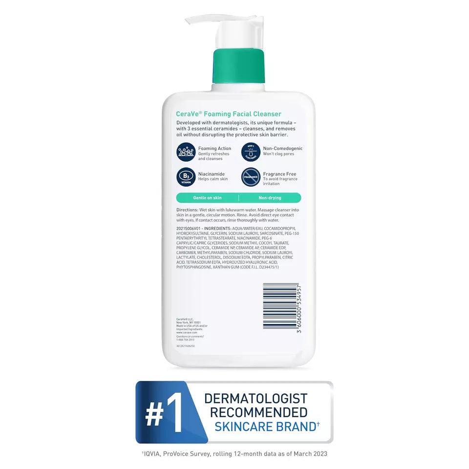 CeraVe Foaming Facial Cleanser 237ml - Zari Villas